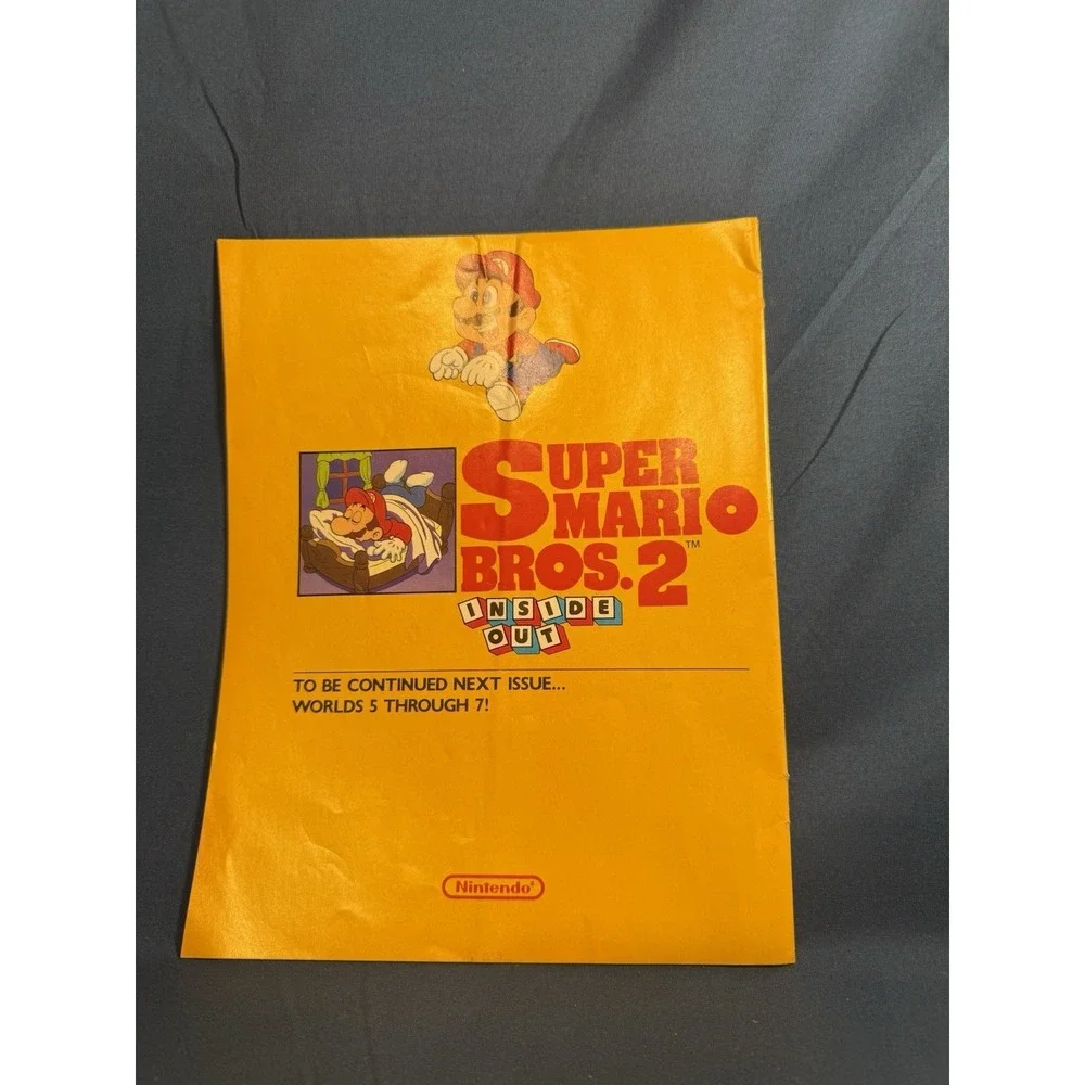 Super Mario Bros 2 Inside Out 1989 Guide Super Nintendo Power Tip Book Part 1